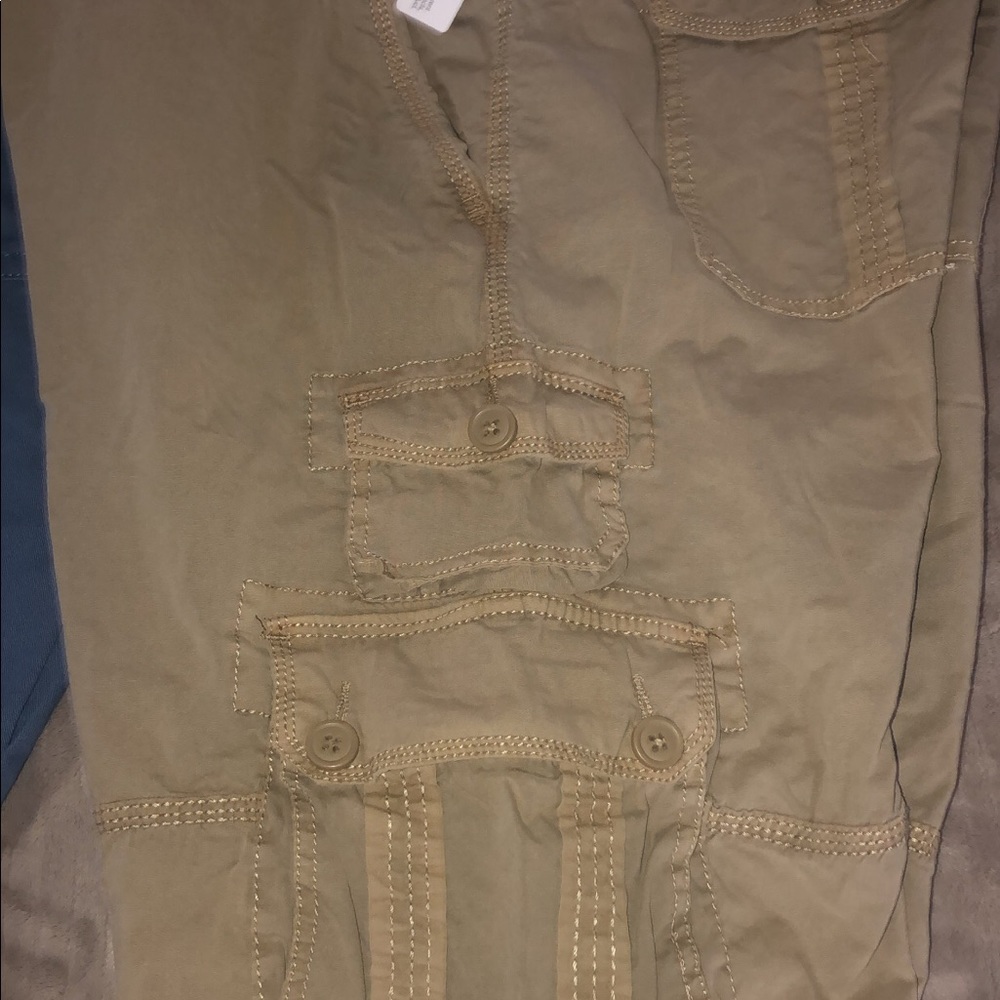 Arizona Flex Cargo Khaki Shorts